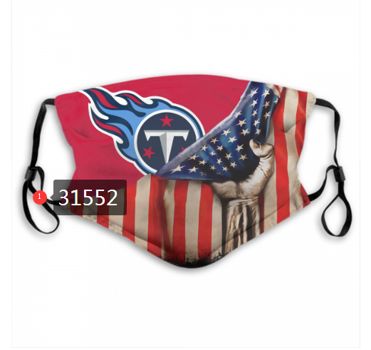 NFL 2020 Tennessee Titans #34 Dust mask with filter